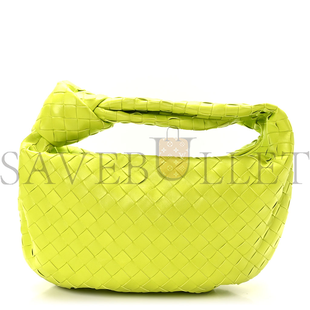 BOTTEGA VENETA NAPPA INTRECCIATO TEEN JODIE HOBO JODIE KIWI  (36*20*13cm)