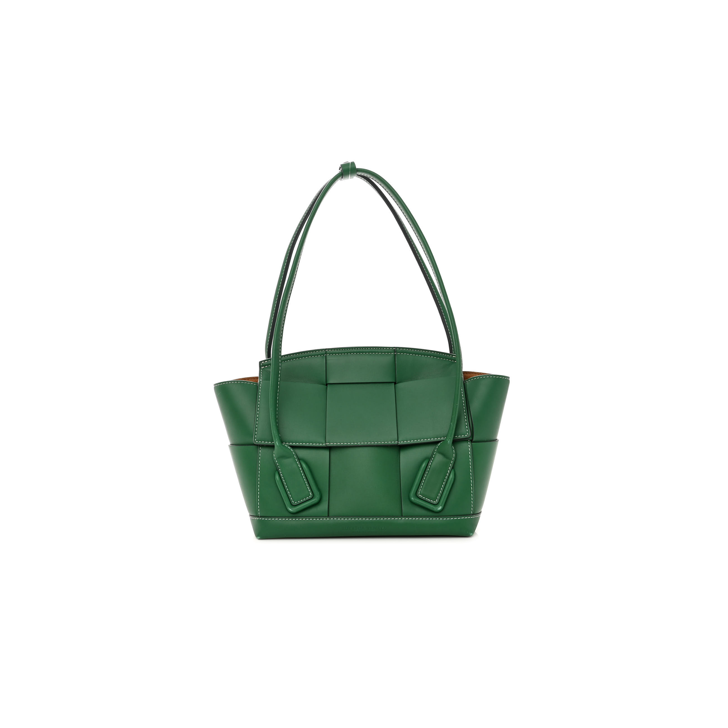 BOTTEGA VENETA FRENCH CALFSKIN MAXI INTRECCIATO ARCO 33 RACING GREEN  (22*22*9cm)