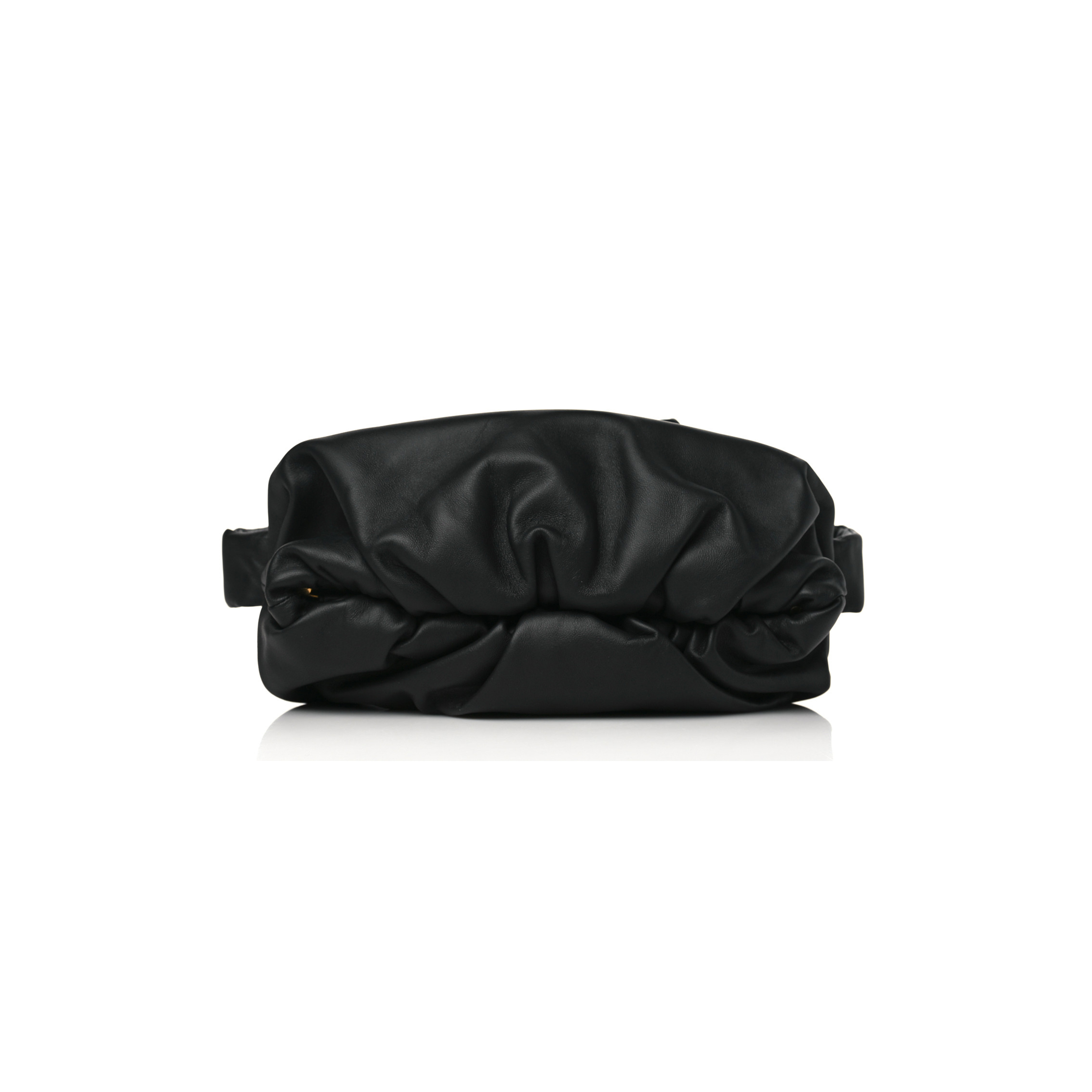 BOTTEGA VENETA CALFSKIN BELT BAG BLACK (29*15*10cm)