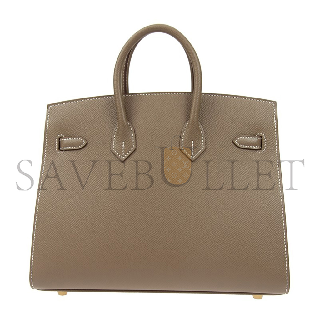 HERMES MASTER BIRKIN 30 TOGO LEATHER ELEPHANT GREY GOLD BUCKLE BAG BK2518EPGPO (30*22*16cm)