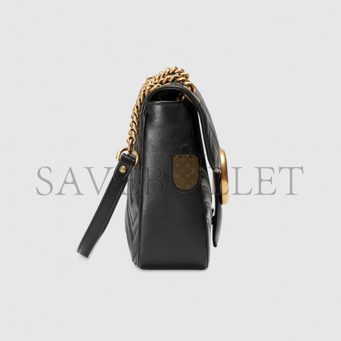 GUCCI GG MARMONT MEDIUM MATELASSÉ SHOULDER BAG 443496 （31*19*7cm）