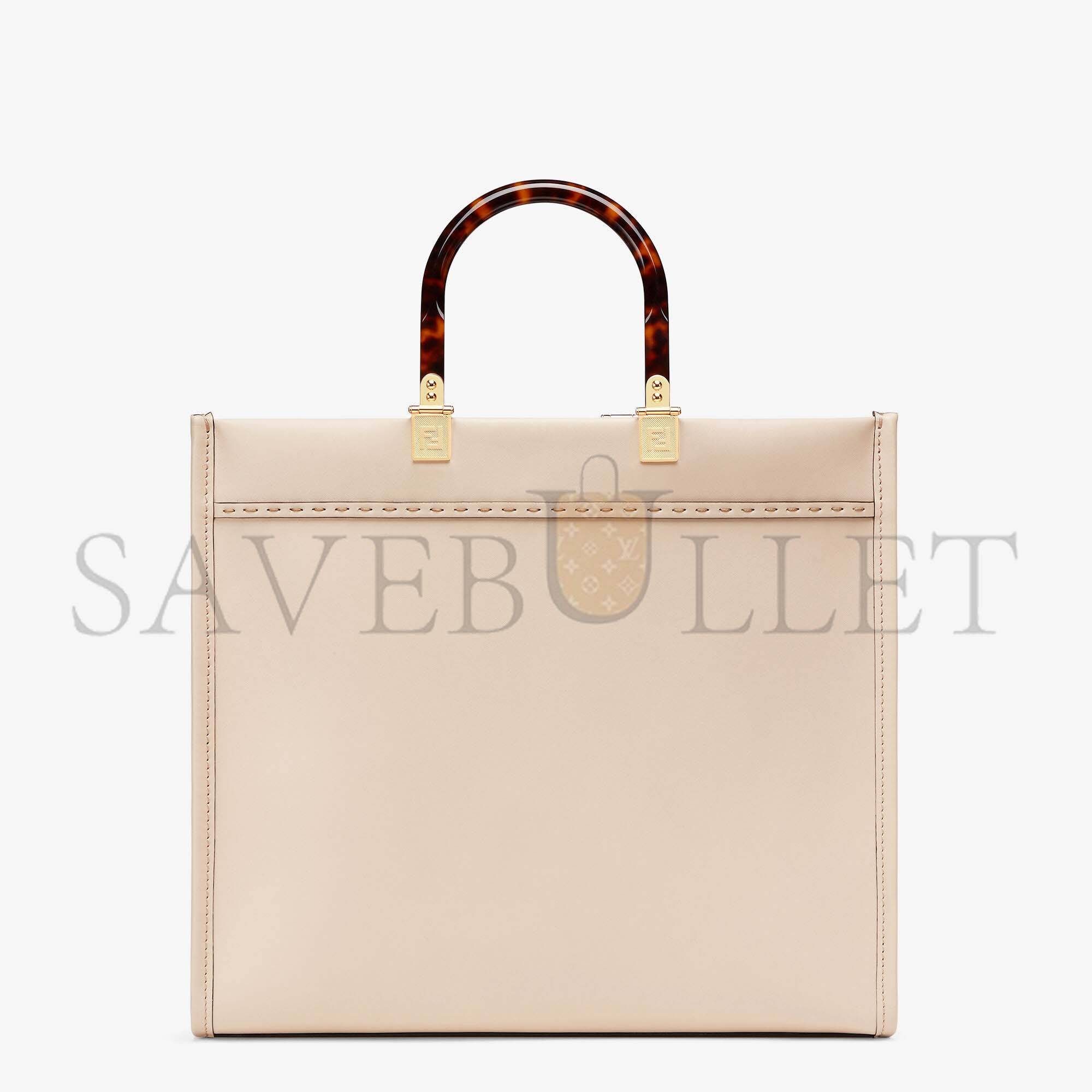 FENDI SUNSHINE MEDIUM - PINK LEATHER SHOPPER 8BH386ABVLF1BA9 (35*31*17cm)