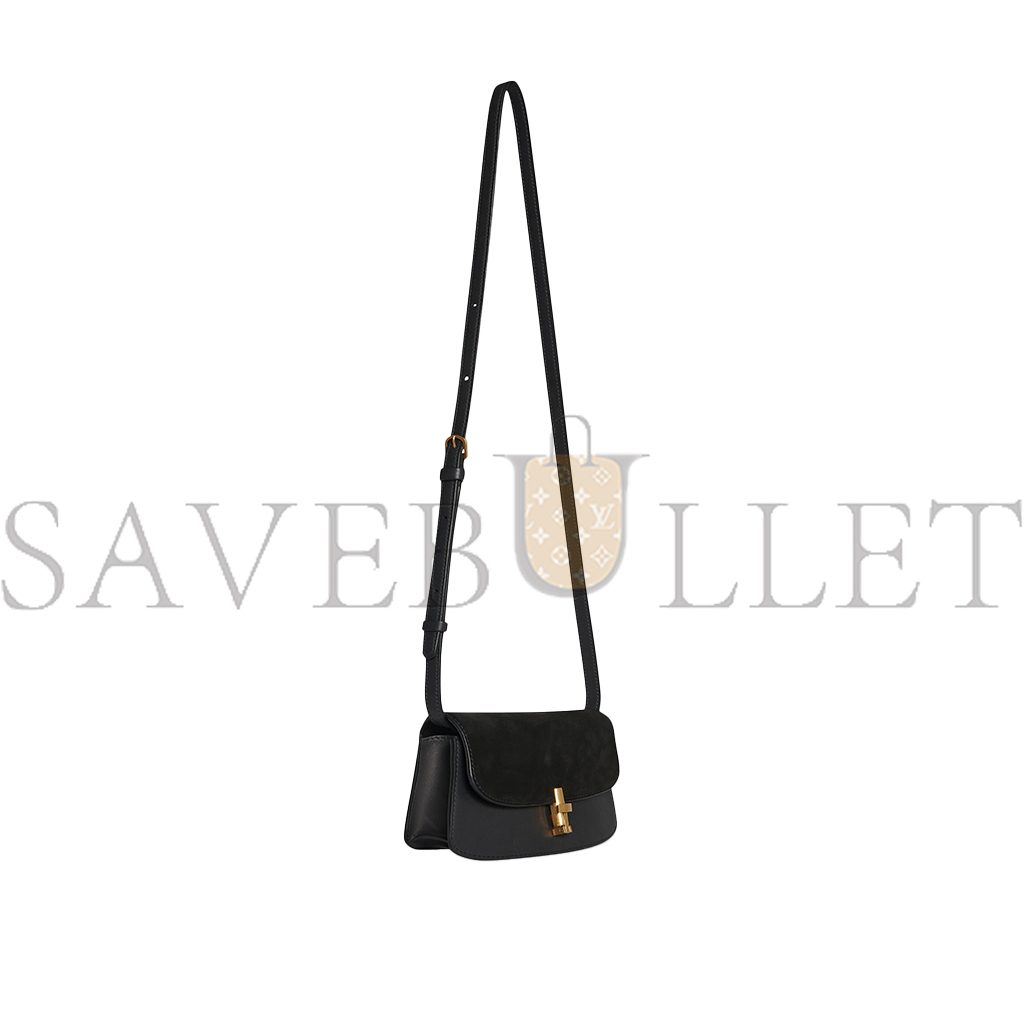 THE ROW SOFIA BAG IN LEATHER BLACK W1569L57L87BAG (19*10*5cm)