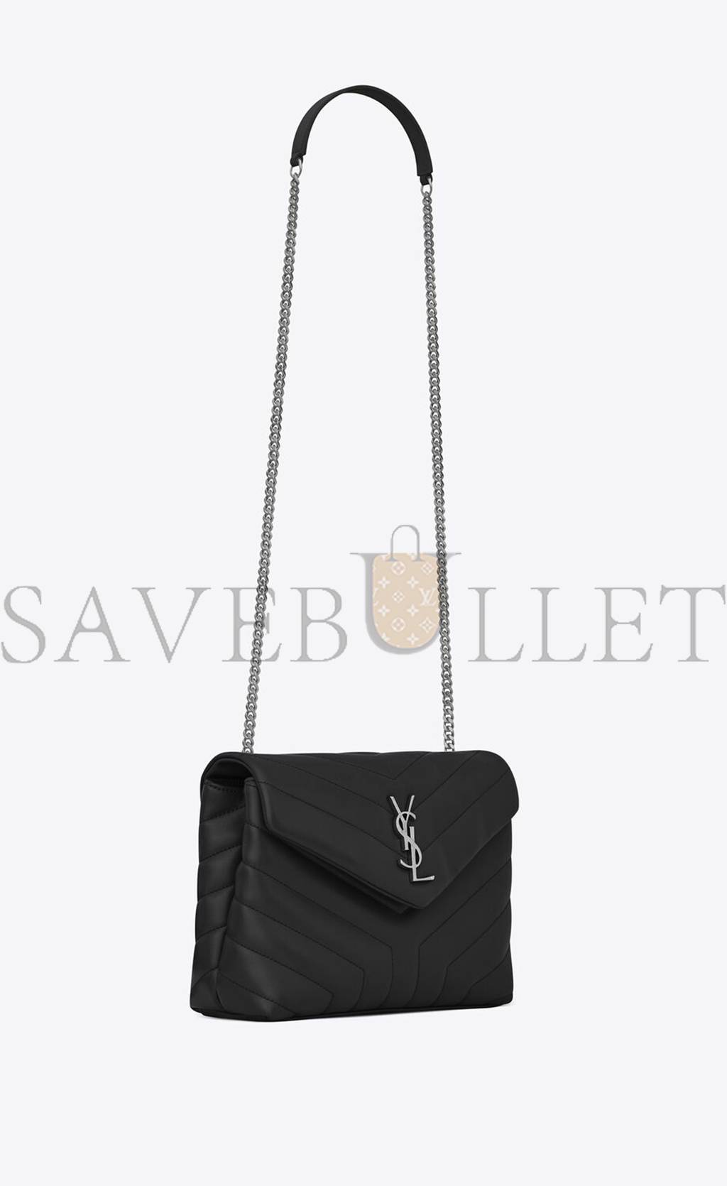 YSL LOULOU SMALL CHAIN BAG IN QUILTED LEATHER 494699DV7261000 (23*17*9cm)