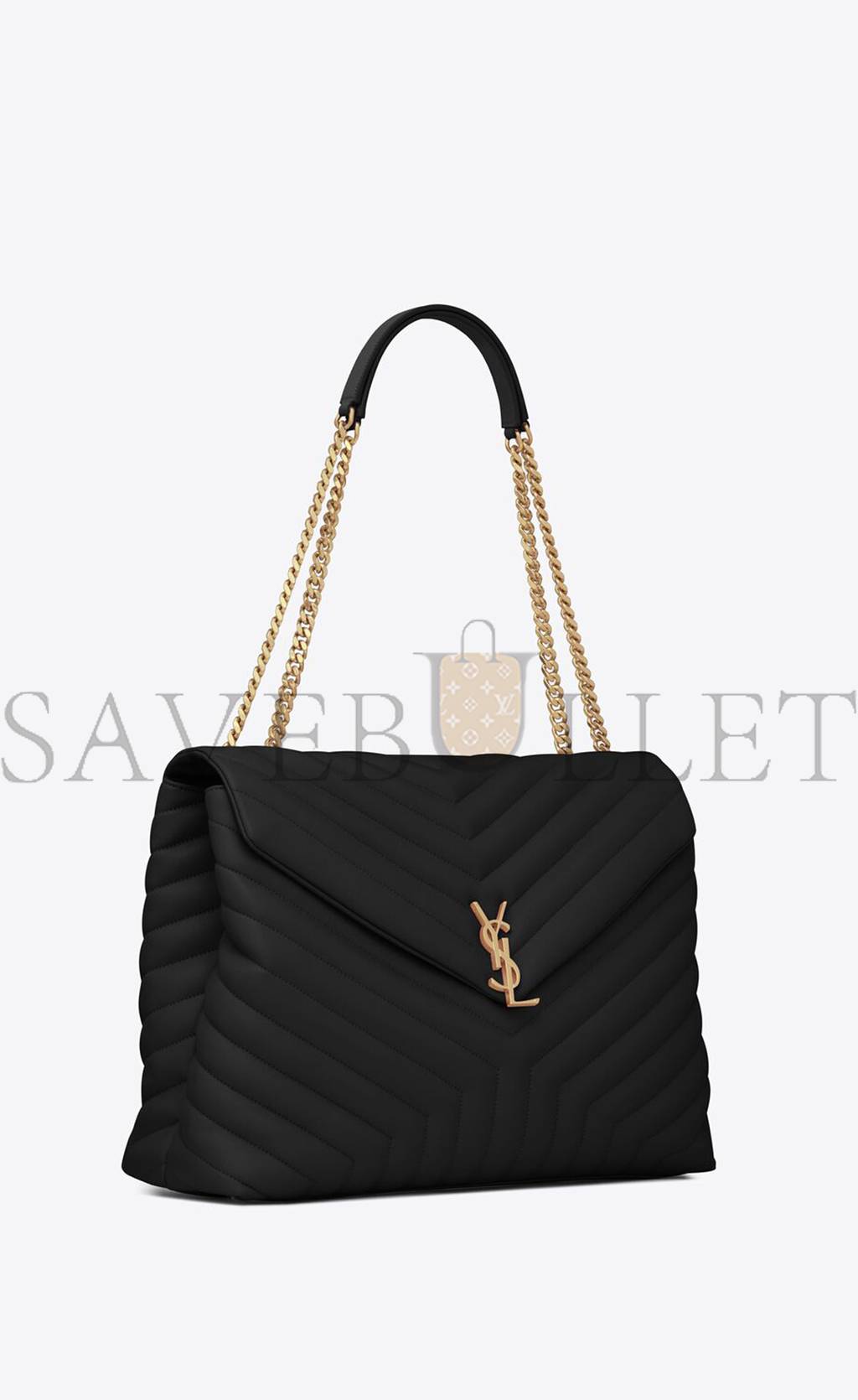 YSL LOULOU LARGE CHAIN BAG IN QUILTED LEATHER 574947DV7271000 (38*27*14cm)